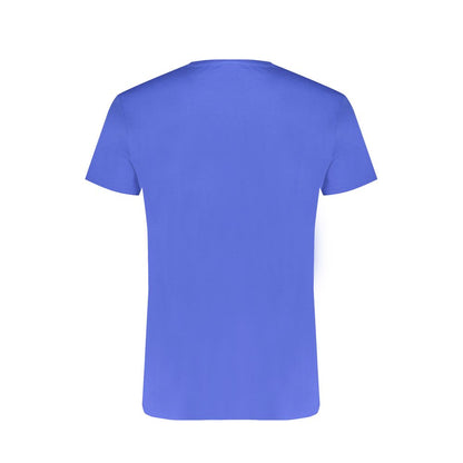 Camiseta de algodón azul Trussardi
