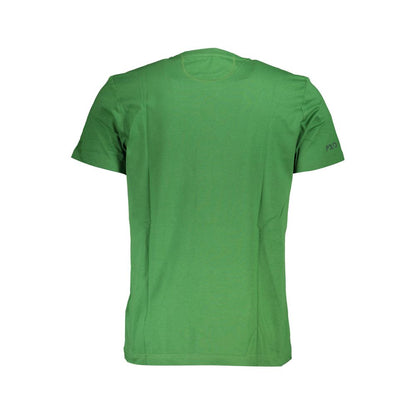 Camiseta elegante de algodón verde con estampado icónico de La Martina