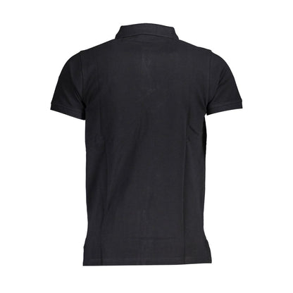 Polo de algodón negro de Noruega 1963