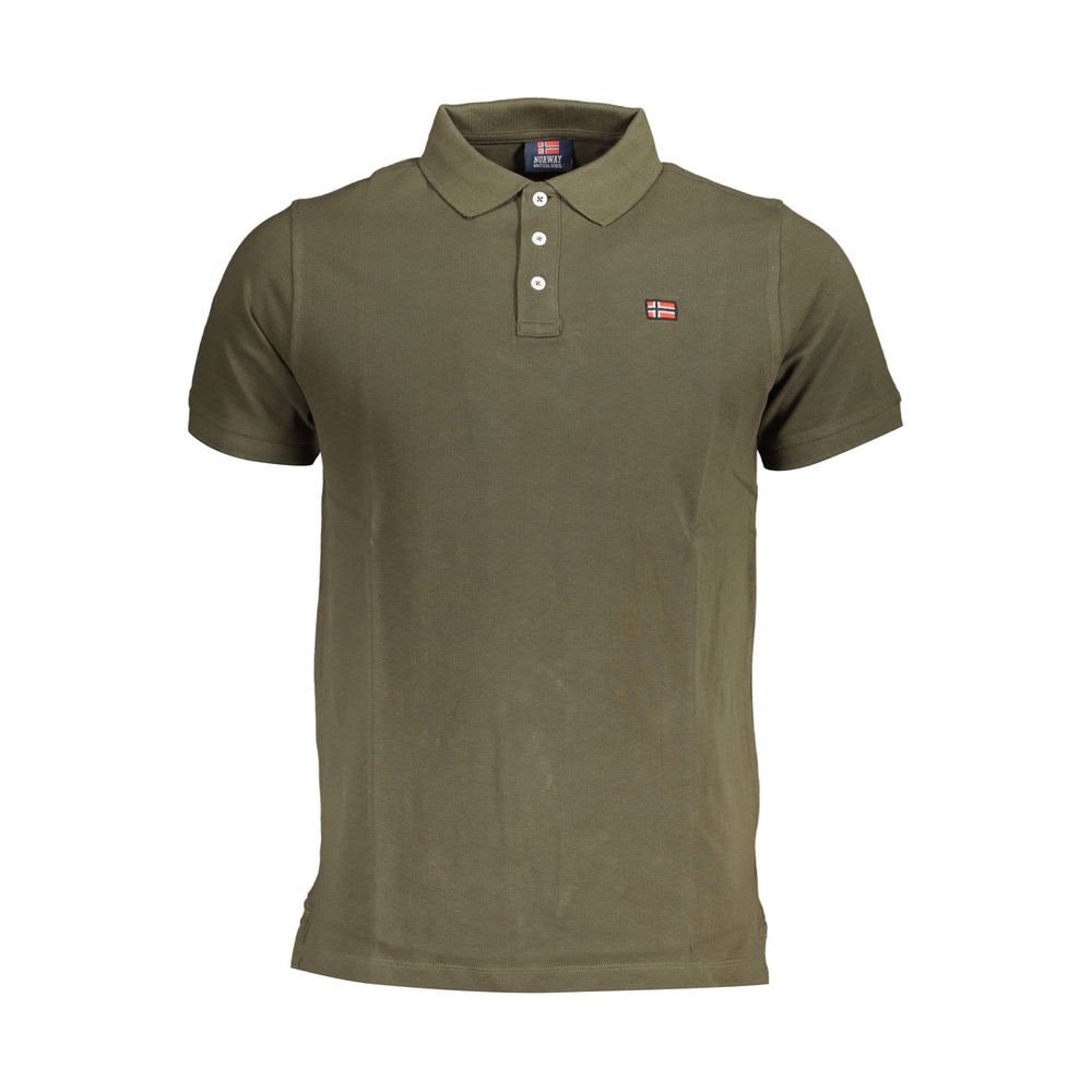 Polo de algodón verde de Noruega 1963