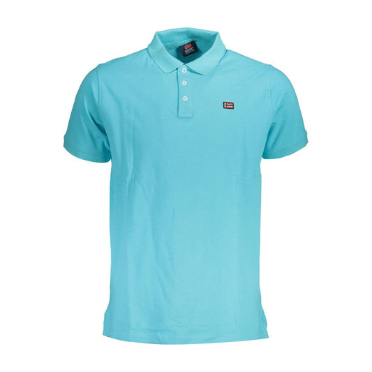 Polo de algodón azul claro de Noruega 1963