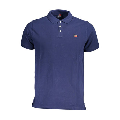 Polo de algodón azul de Noruega 1963