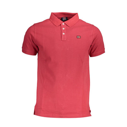 Polo de algodón rojo de Noruega 1963