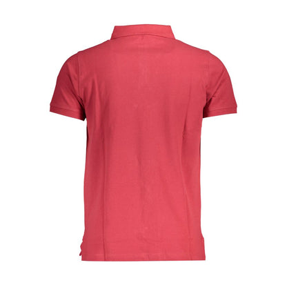 Polo de algodón rojo de Noruega 1963