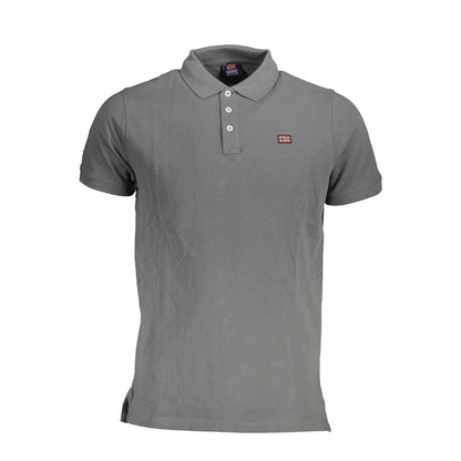 Polo de algodón gris de Noruega 1963