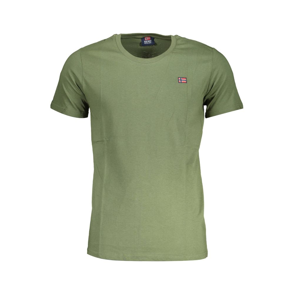 Camiseta de algodón verde de Noruega 1963