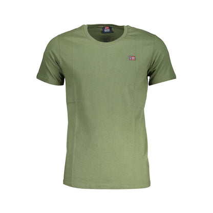 Camiseta de algodón verde de Noruega 1963