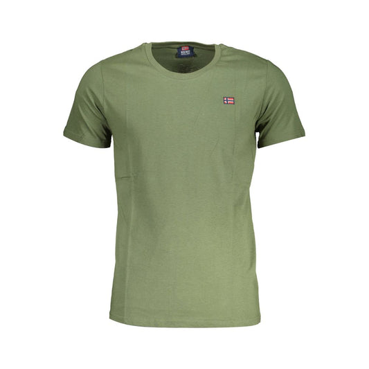 Camiseta de algodón verde de Noruega 1963