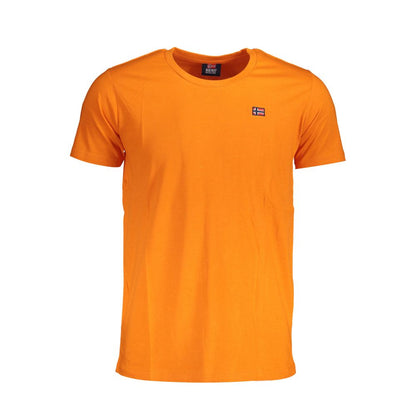 Camiseta de algodón naranja de Noruega 1963