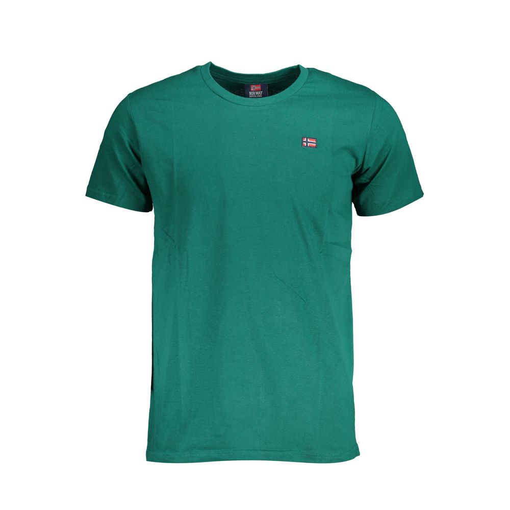 Camiseta de algodón verde de Noruega 1963