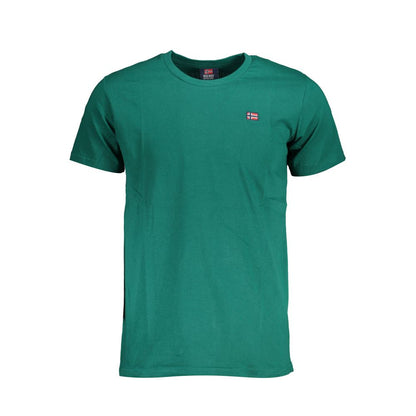 Camiseta de algodón verde de Noruega 1963