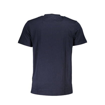 Camiseta de algodón azul Cavalli Class