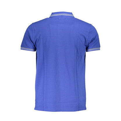 Polo de algodón azul Cavalli Class
