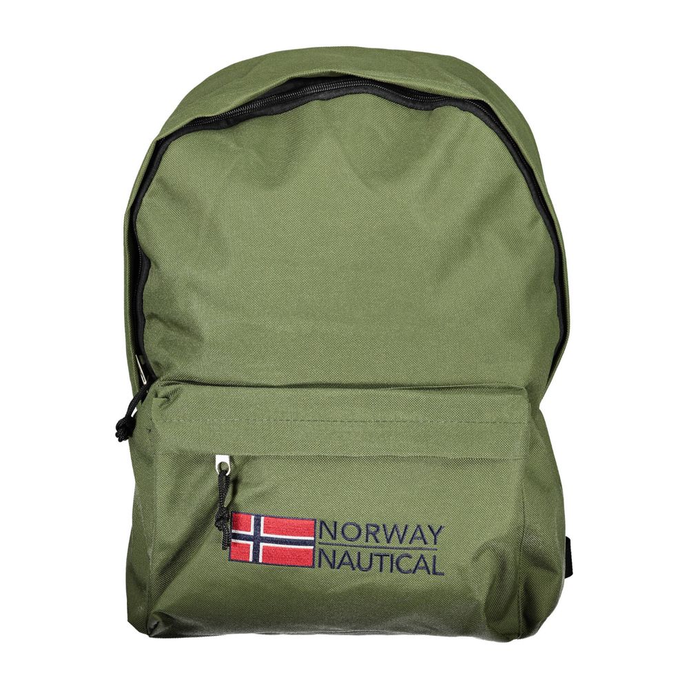 Mochila de poliéster verde de Noruega 1963