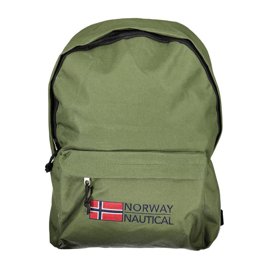Mochila de poliéster verde de Noruega 1963
