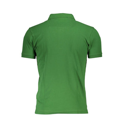 Polo La Martina Sleek Green Slim Fit con detalle en contraste