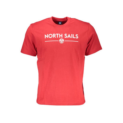 Camiseta de algodón roja de North Sails
