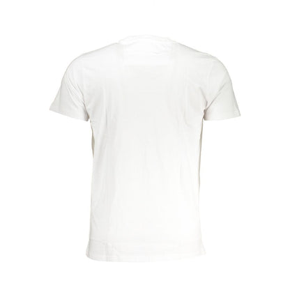 Camiseta de algodón blanca de la clase Cavalli