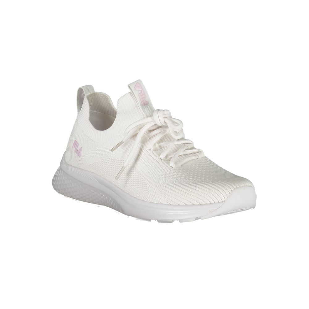 Zapatillas elegantes Run-It blancas de Fila con detalles en rosa