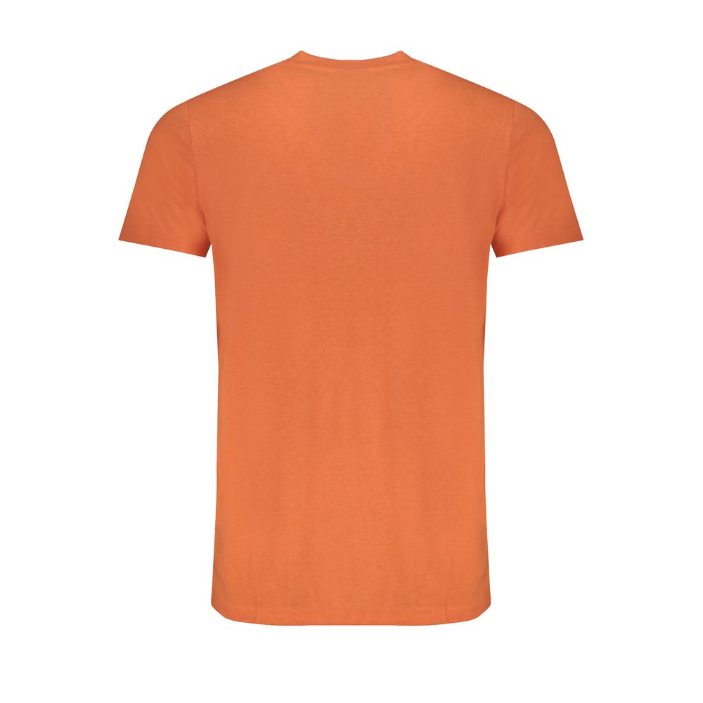 Camiseta de algodón naranja de Noruega 1963
