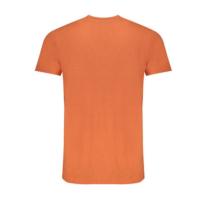 Camiseta de algodón naranja de Noruega 1963
