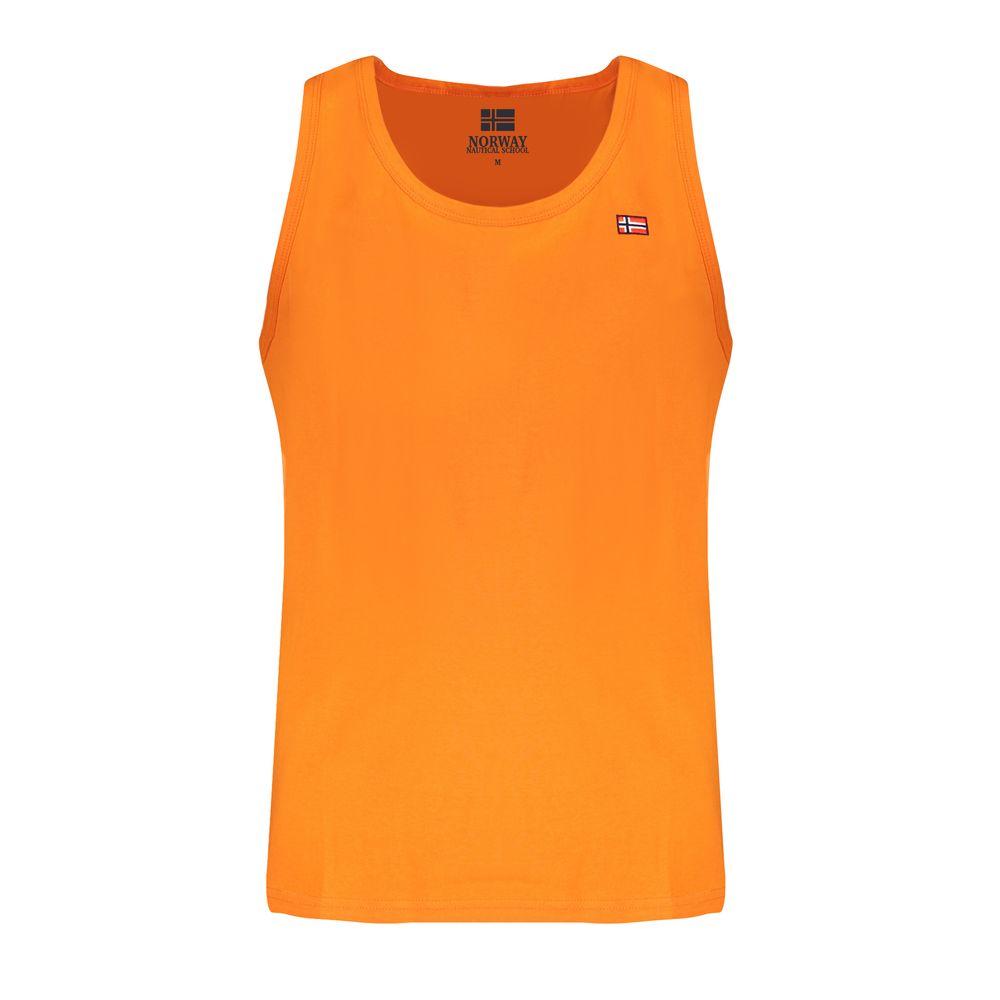 Camisa de algodón naranja de Noruega 1963