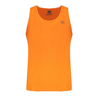 Camisa de algodón naranja de Noruega 1963