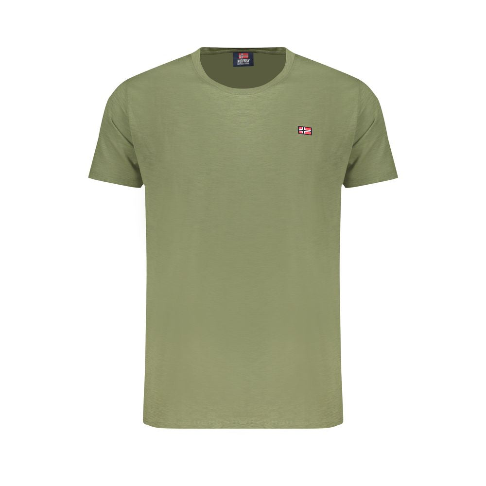 Camiseta de algodón verde de Noruega 1963