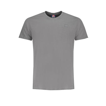 Camiseta de algodón gris de Noruega 1963