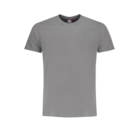 Camiseta de algodón gris de Noruega 1963