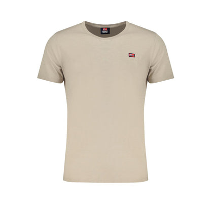 Camiseta de algodón beige de Noruega 1963