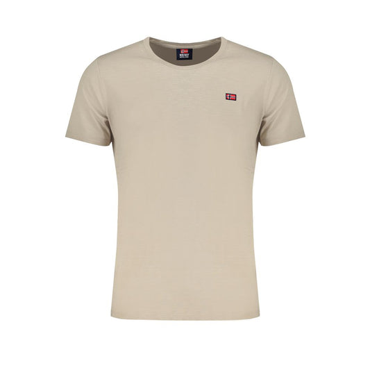 Camiseta de algodón beige de Noruega 1963