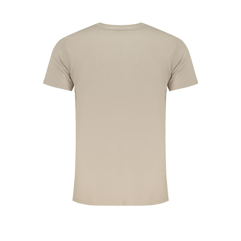 Camiseta de algodón beige de Noruega 1963