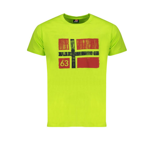 Camiseta de algodón verde de Noruega 1963