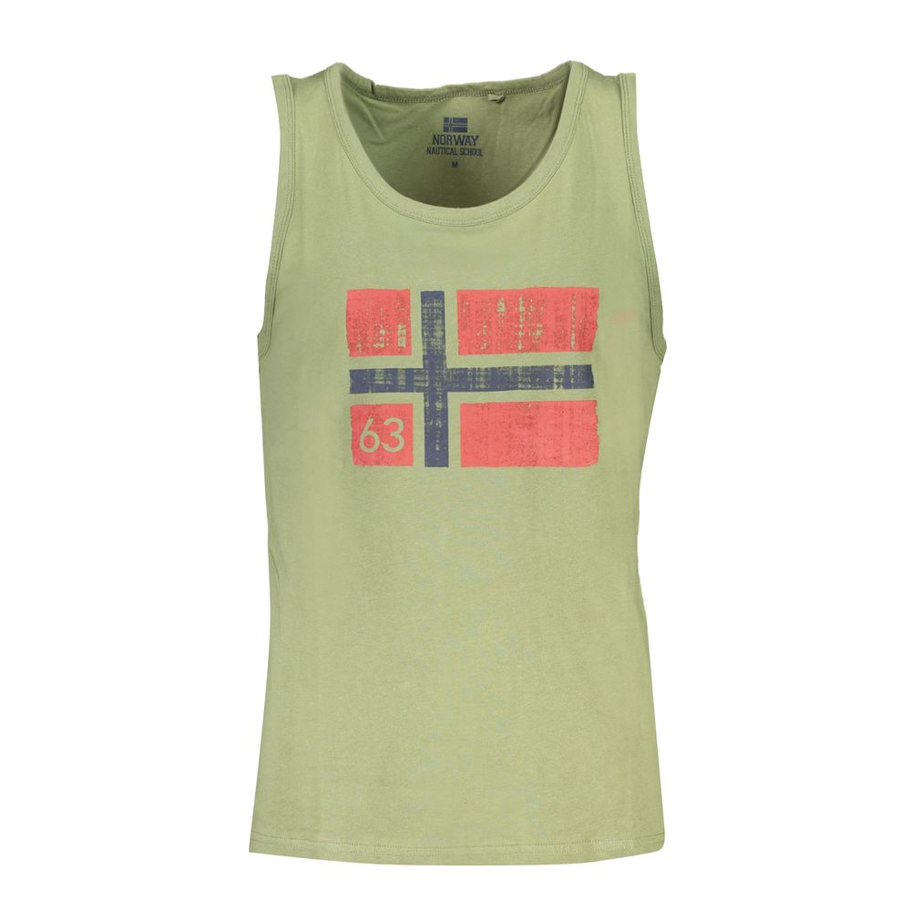 Camisa de algodón verde de Noruega 1963
