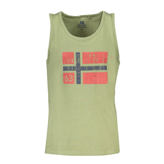 Camisa de algodón verde de Noruega 1963