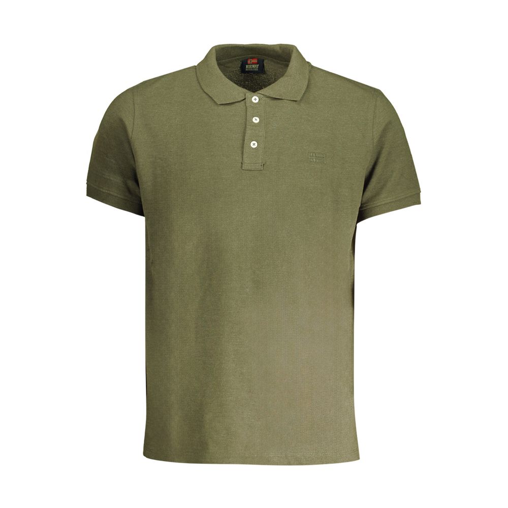 Polo de algodón verde de Noruega 1963