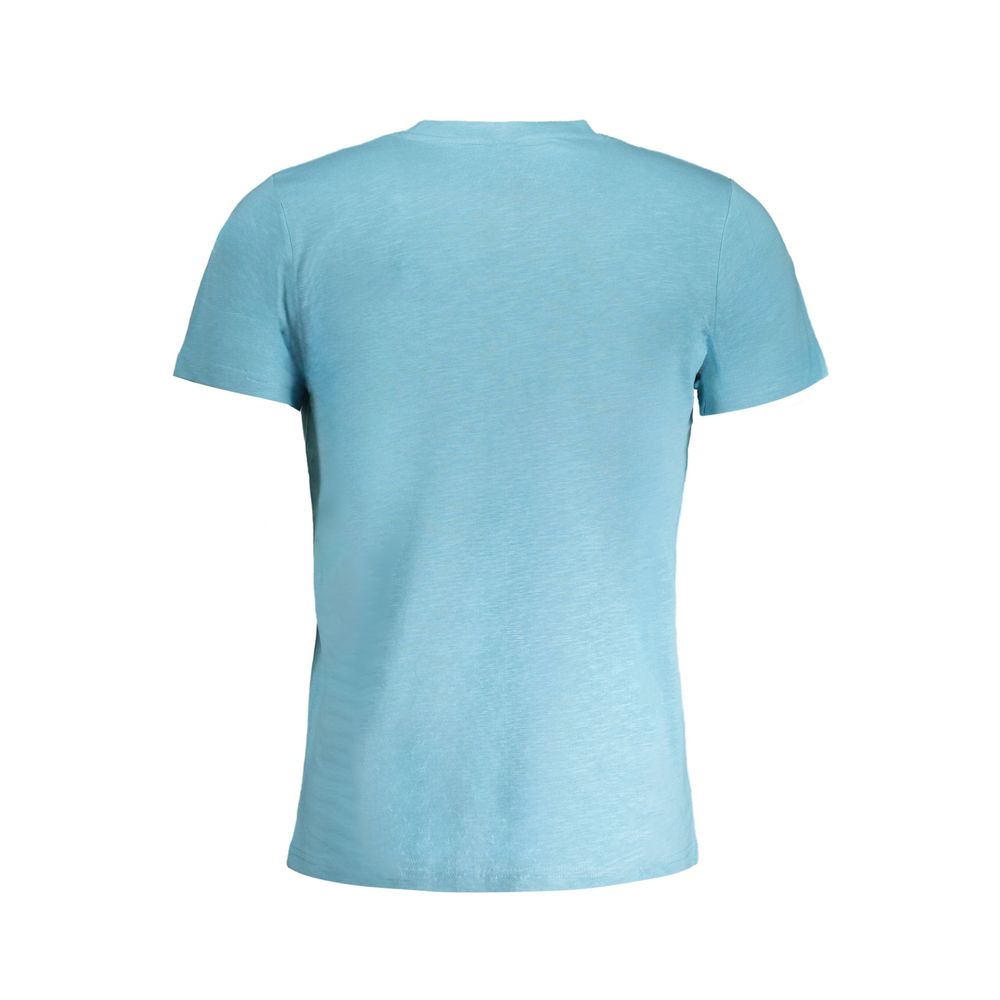 Camiseta de algodón azul claro de Noruega 1963