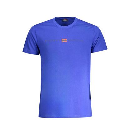 Camiseta de algodón azul de Noruega 1963