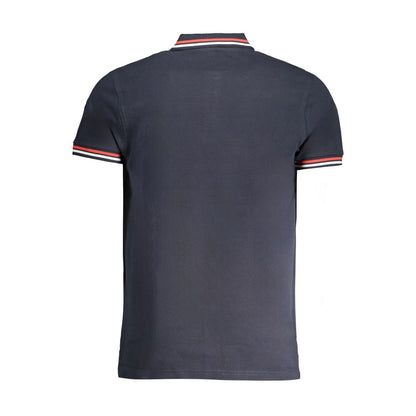 Polo de algodón azul Cavalli Class