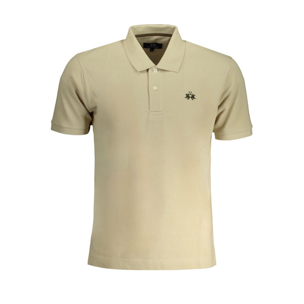 Polo de algodón beige La Martina