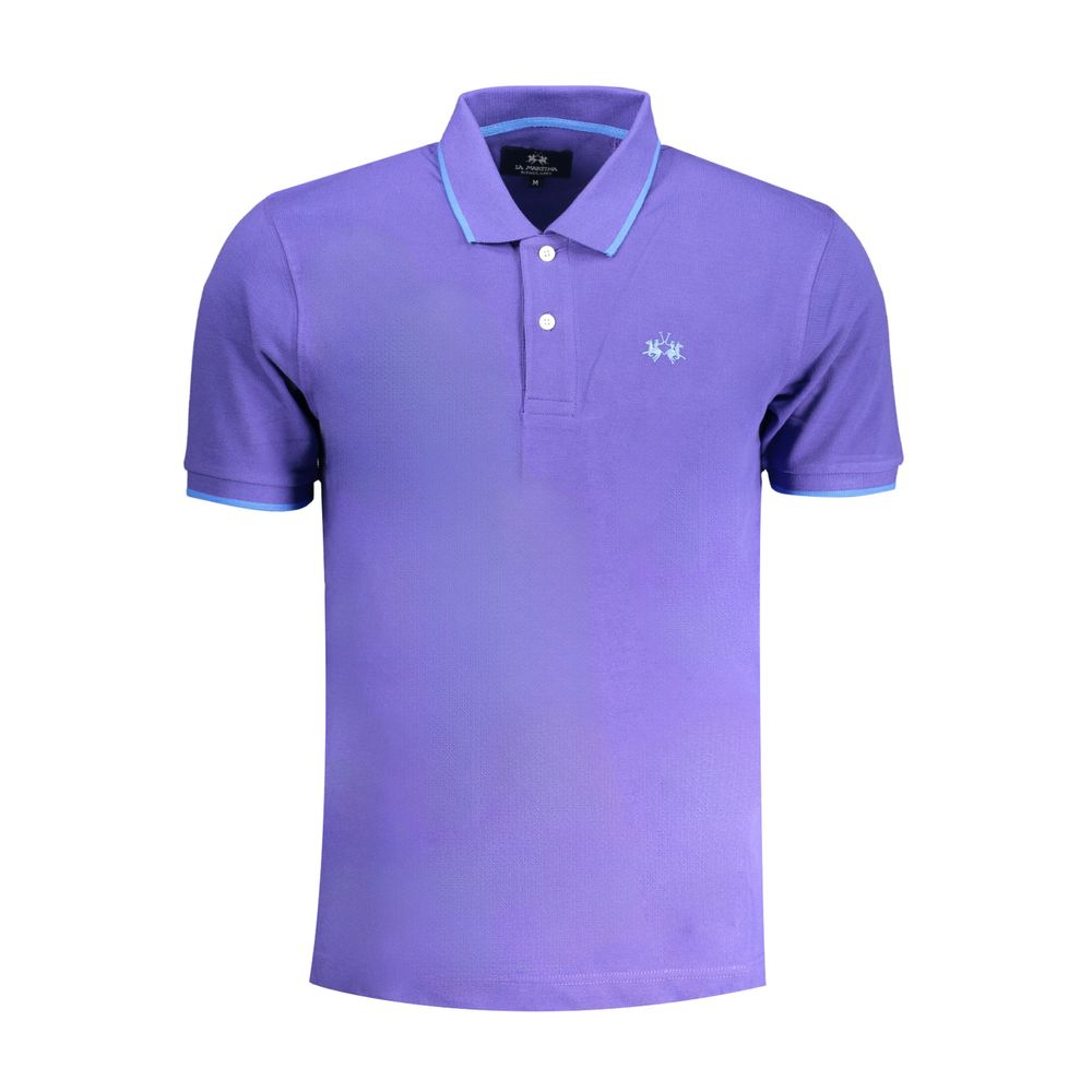 La Martina Polo De Algodón Morado