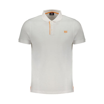 Polo de algodón blanco de Noruega 1963