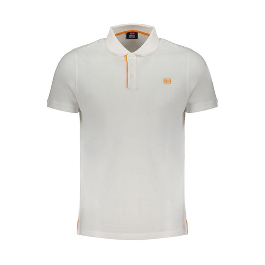 Polo de algodón blanco de Noruega 1963