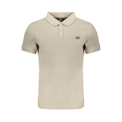 Polo de algodón beige de Noruega 1963