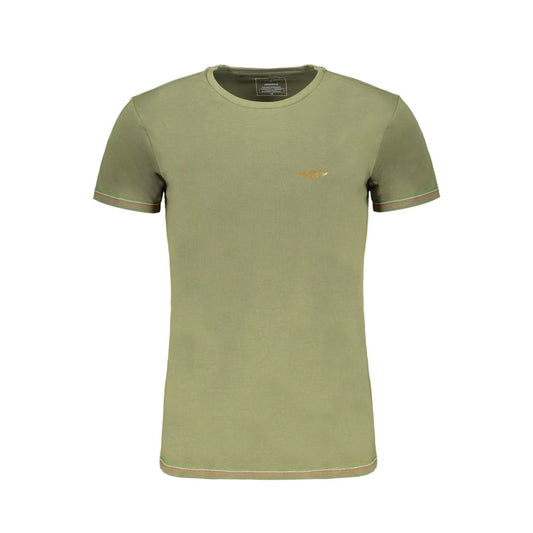 Camiseta Aeronautica Militare de algodón verde