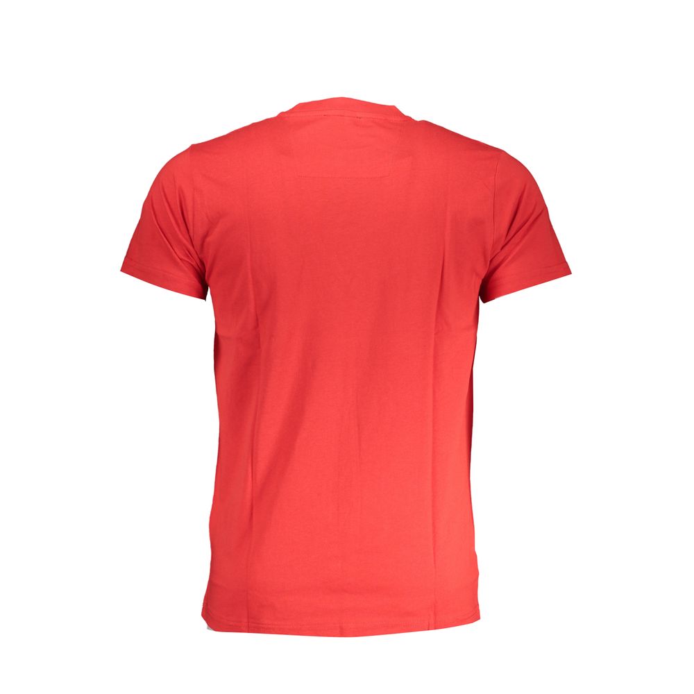 Camiseta de algodón roja de la clase Cavalli