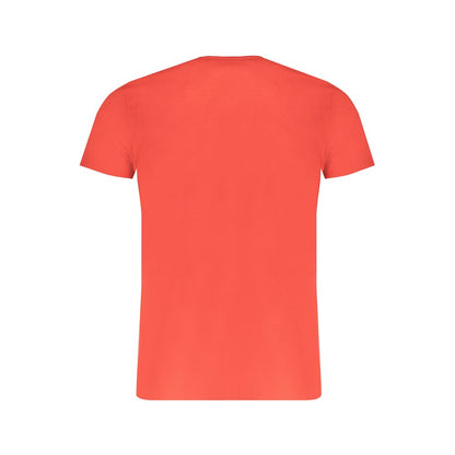 Camiseta de algodón roja Trussardi