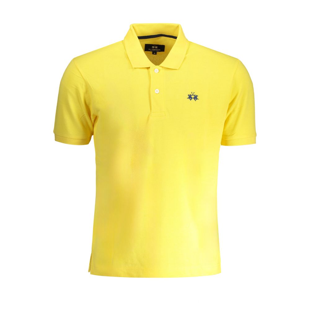 Polo de algodón amarillo La Martina