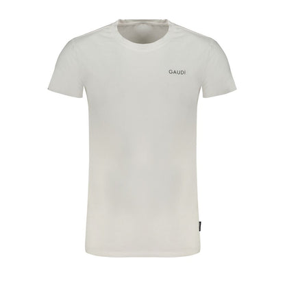 Camiseta de algodón blanca Gaudí